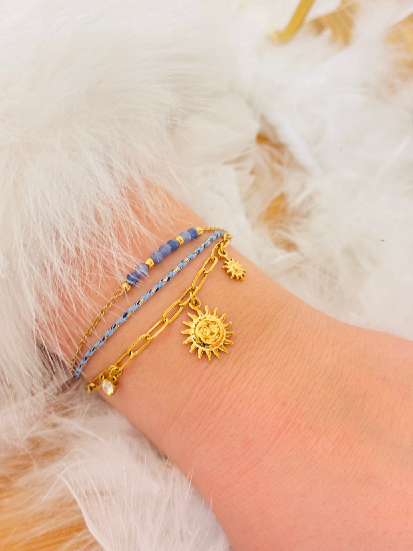 Bracelet triple soleil