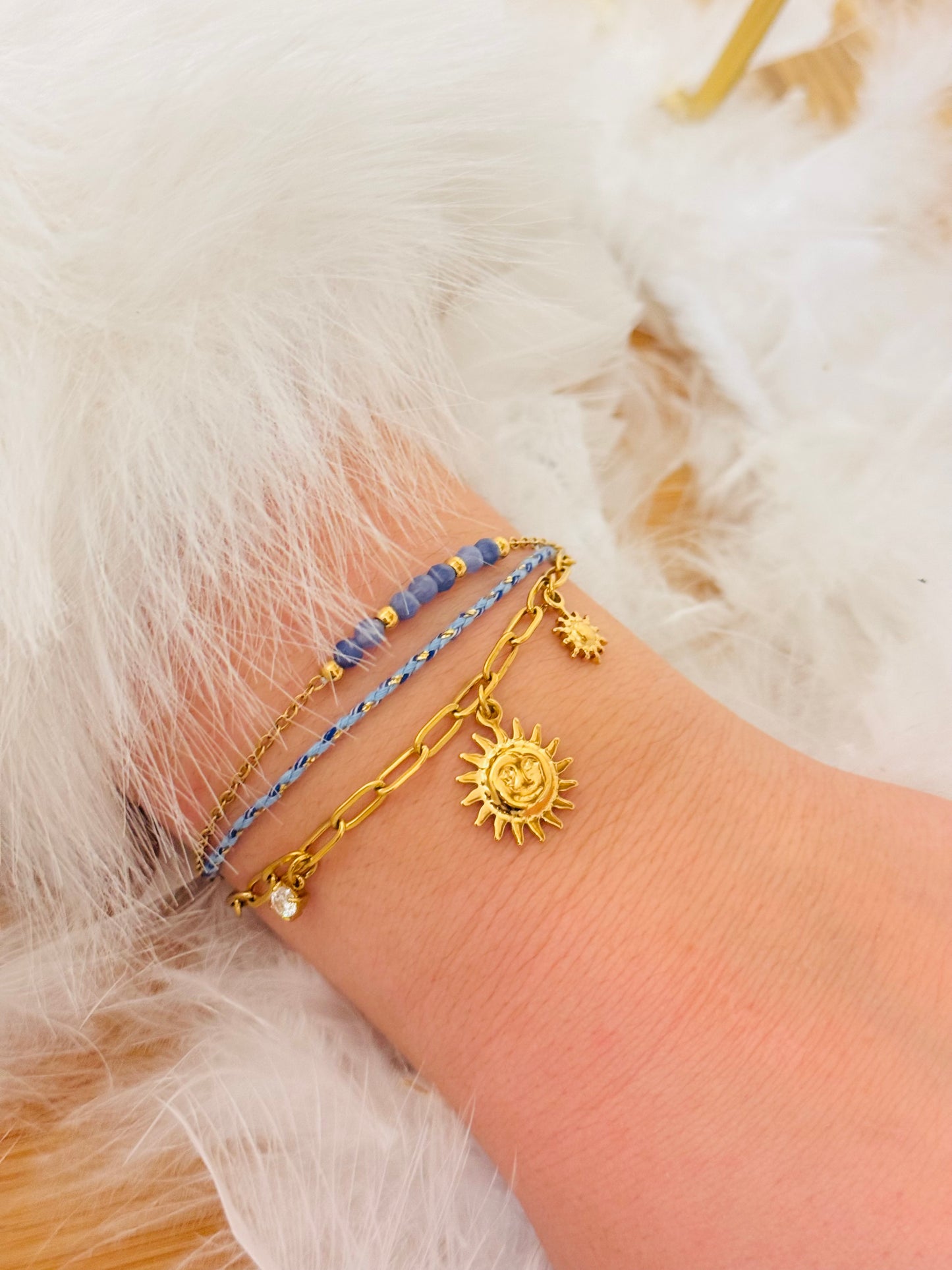 Bracelet triple soleil