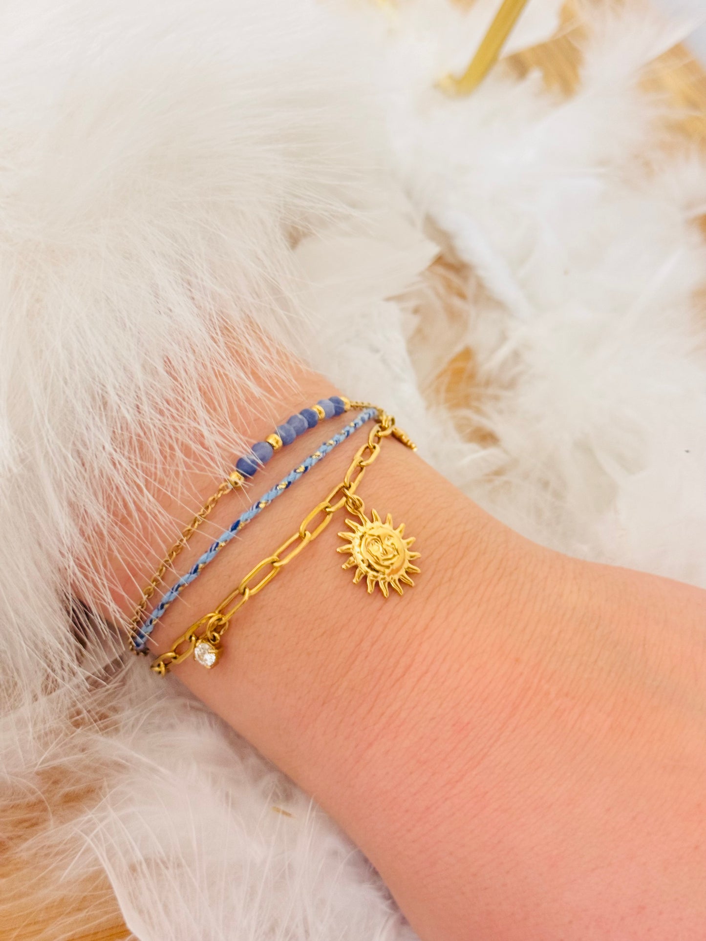 Bracelet triple soleil