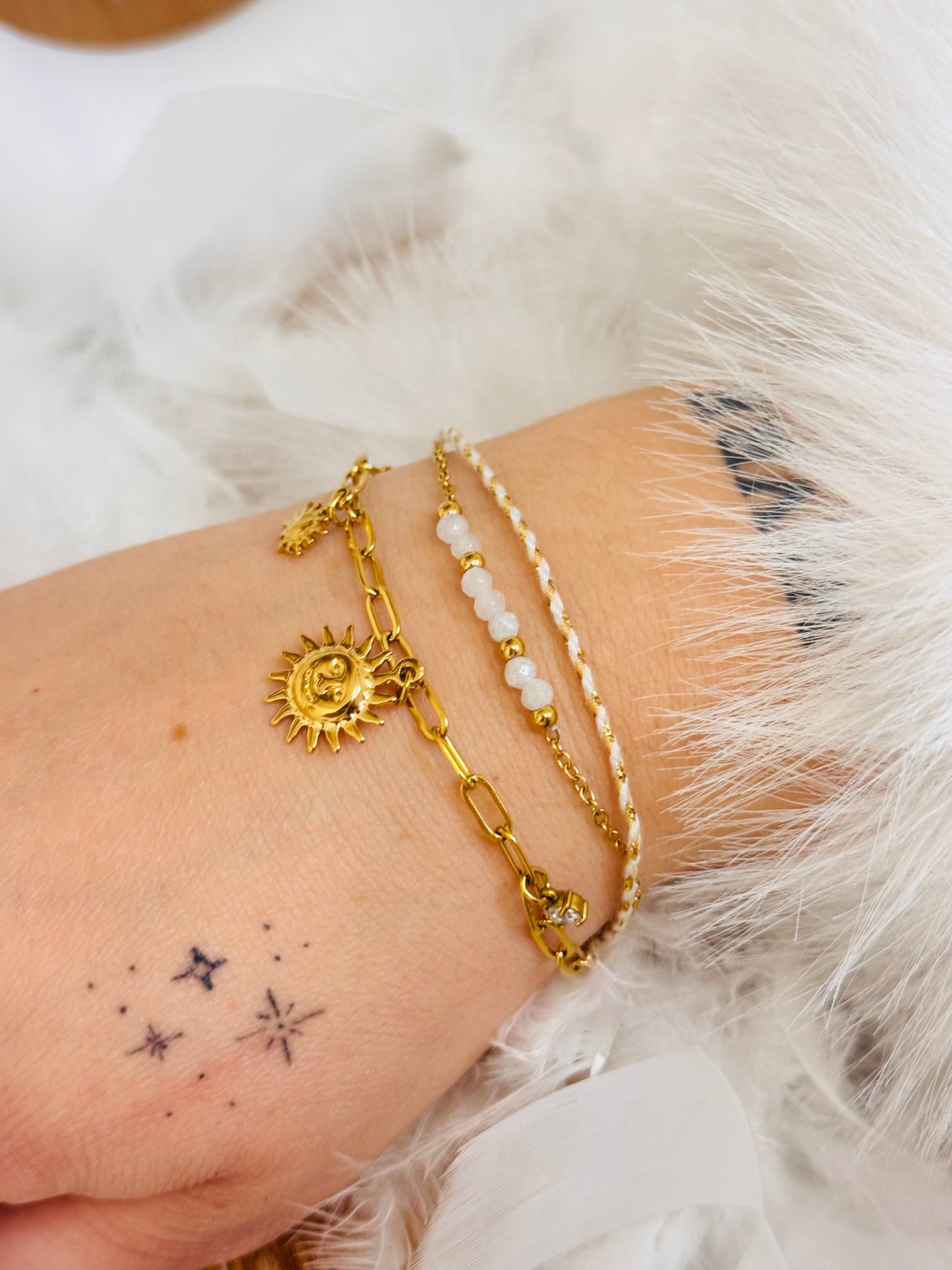Bracelet triple soleil