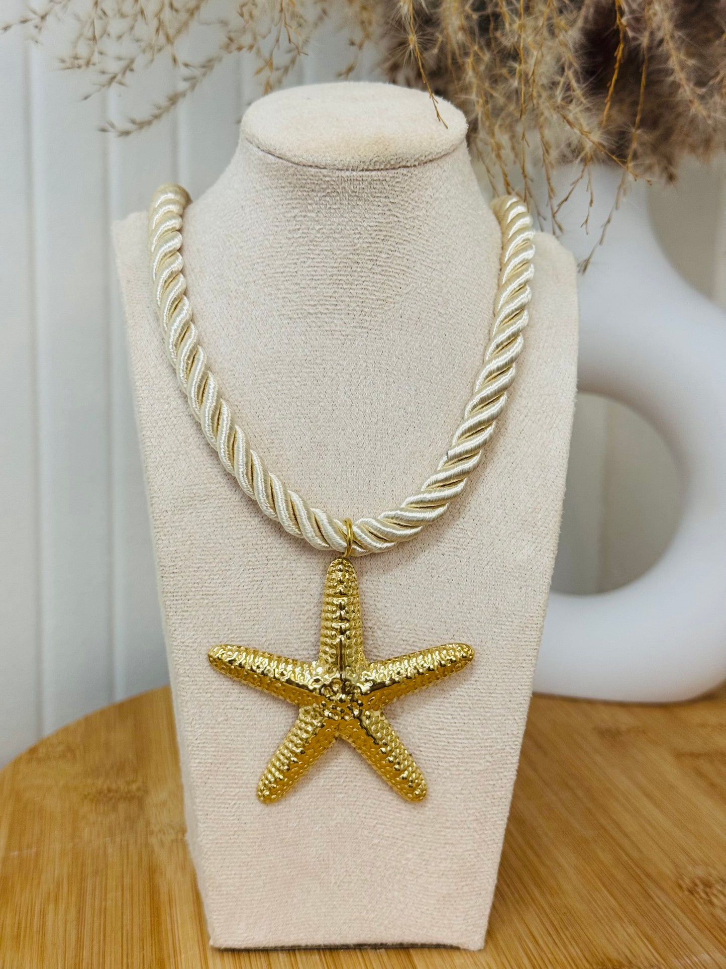 Collier cordon étoile