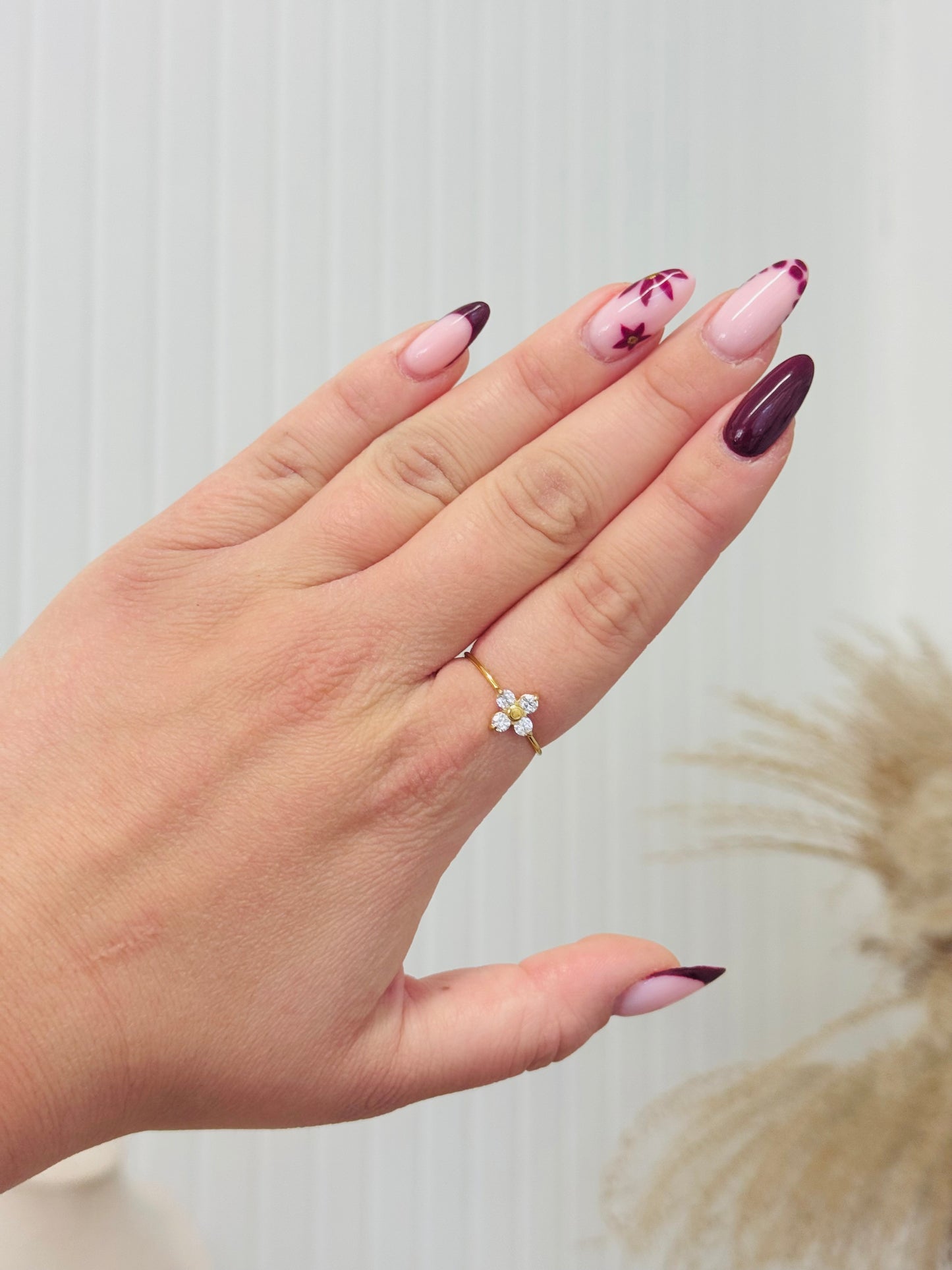 Bague trèfle