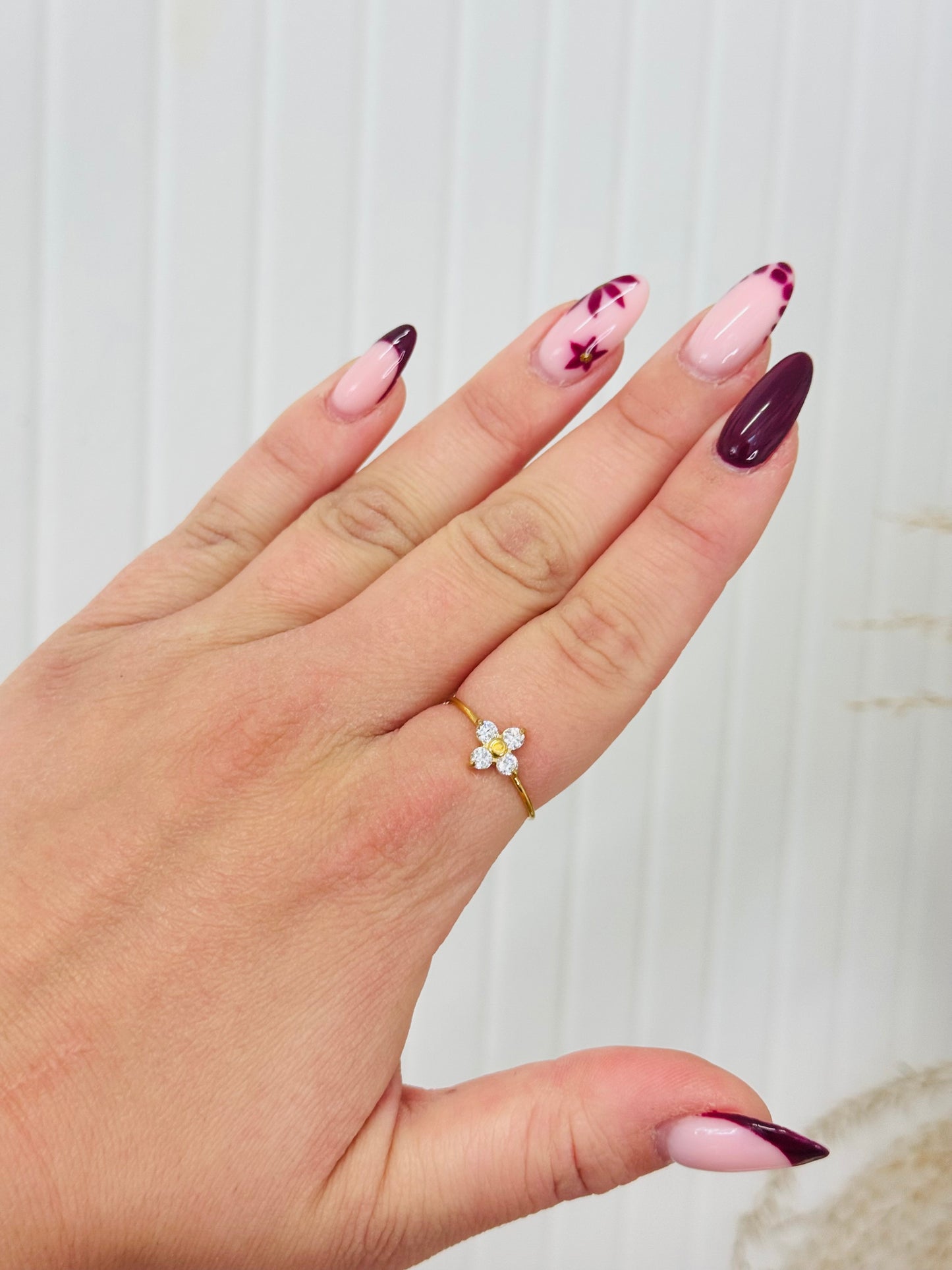Bague trèfle