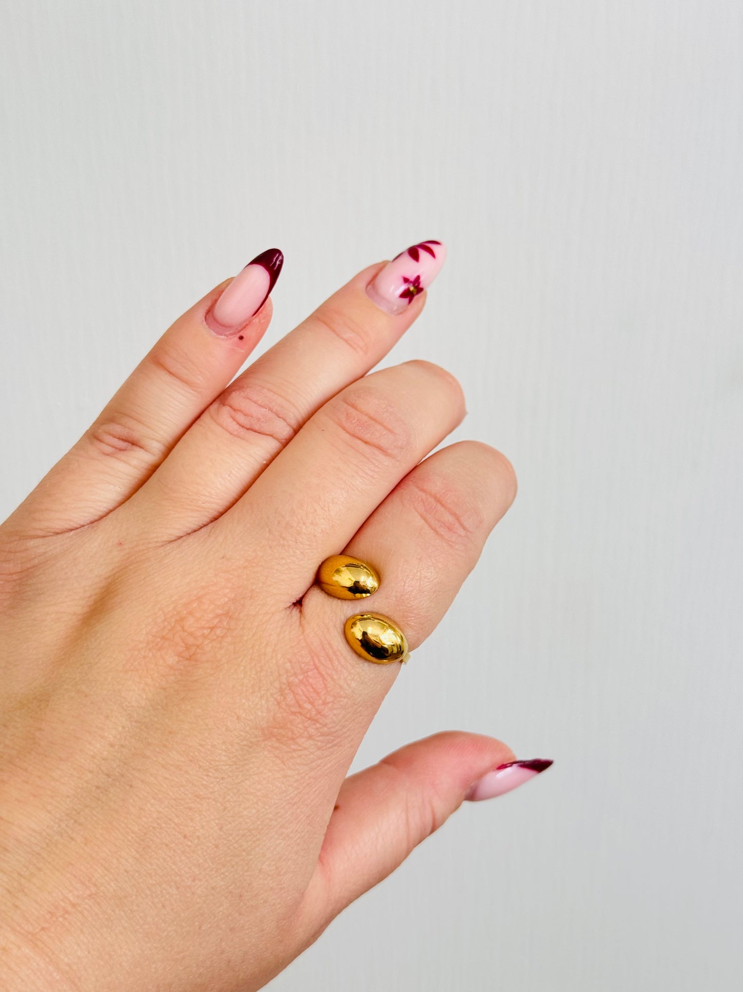 Bague goutte d'eau