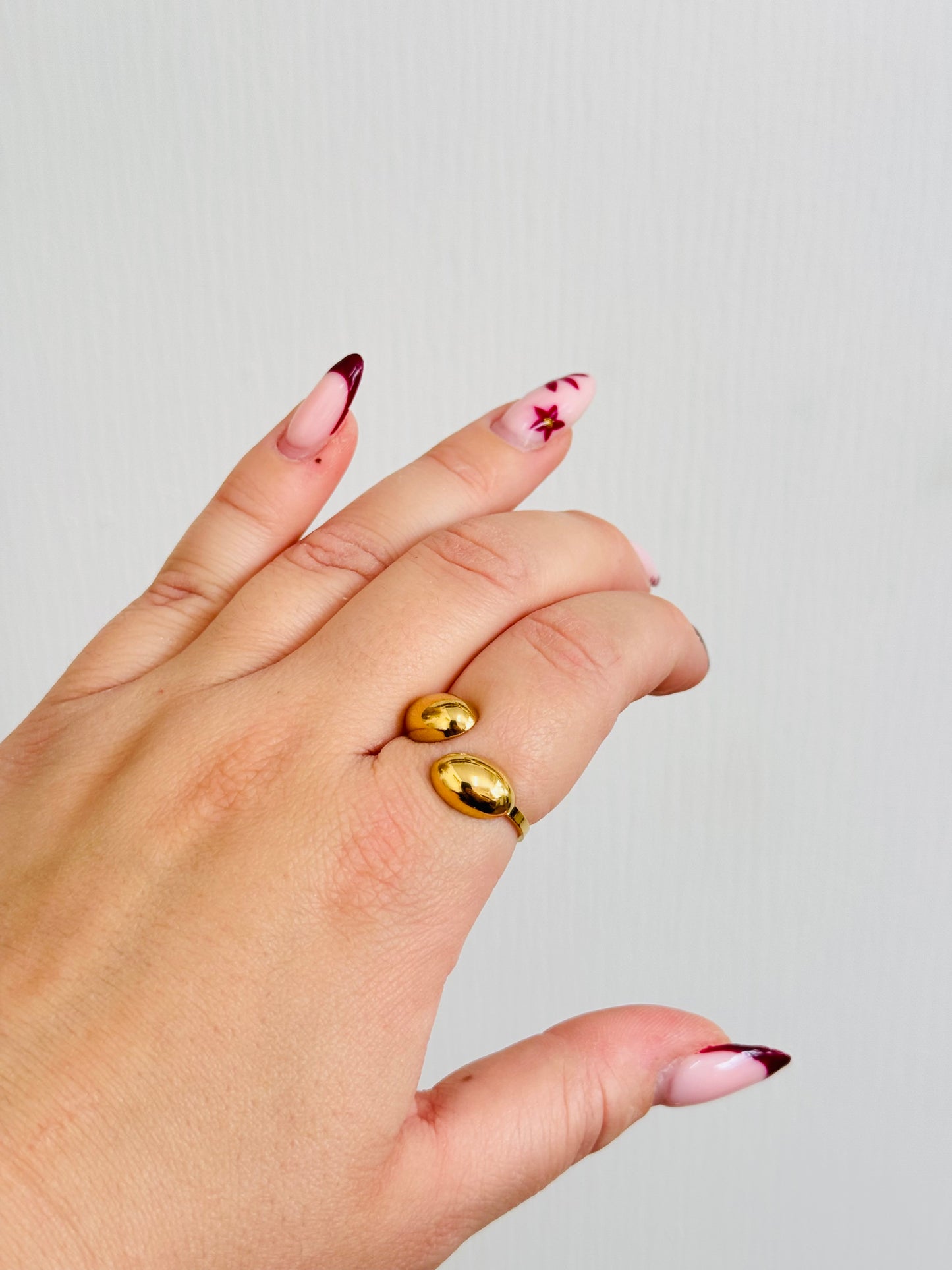 Bague goutte d'eau