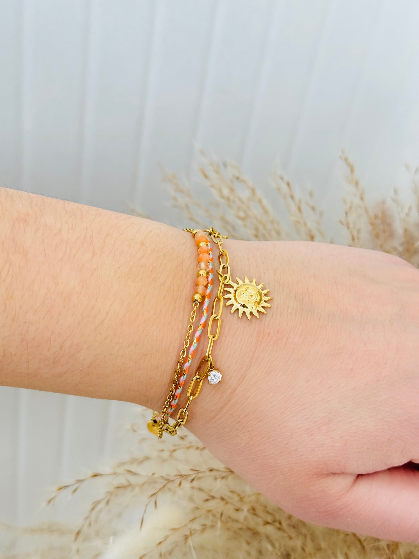 Bracelet triple soleil