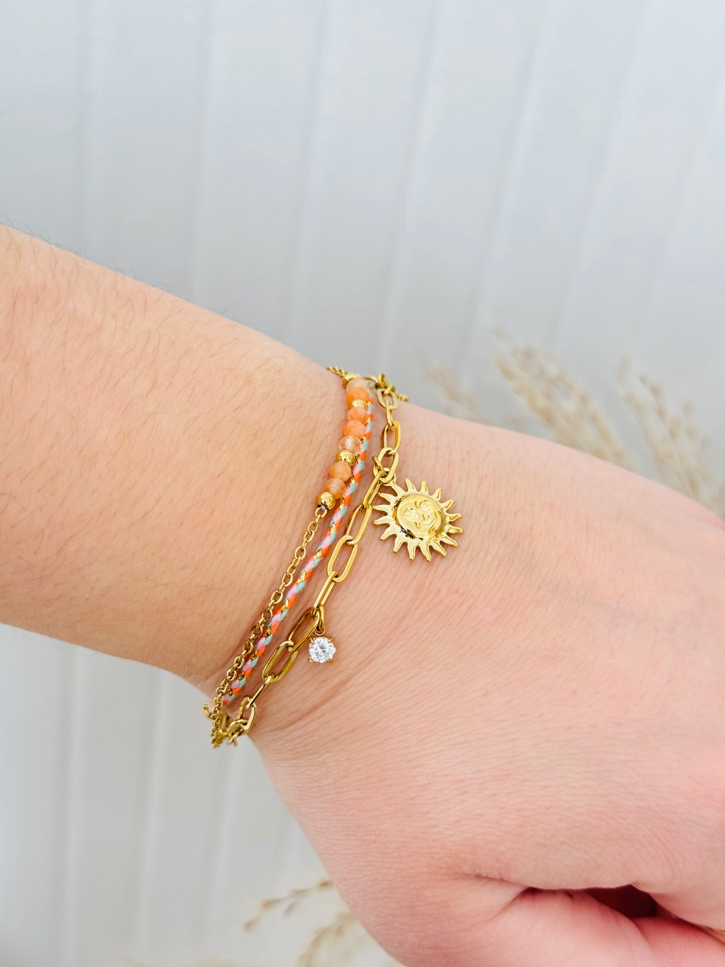 Bracelet triple soleil