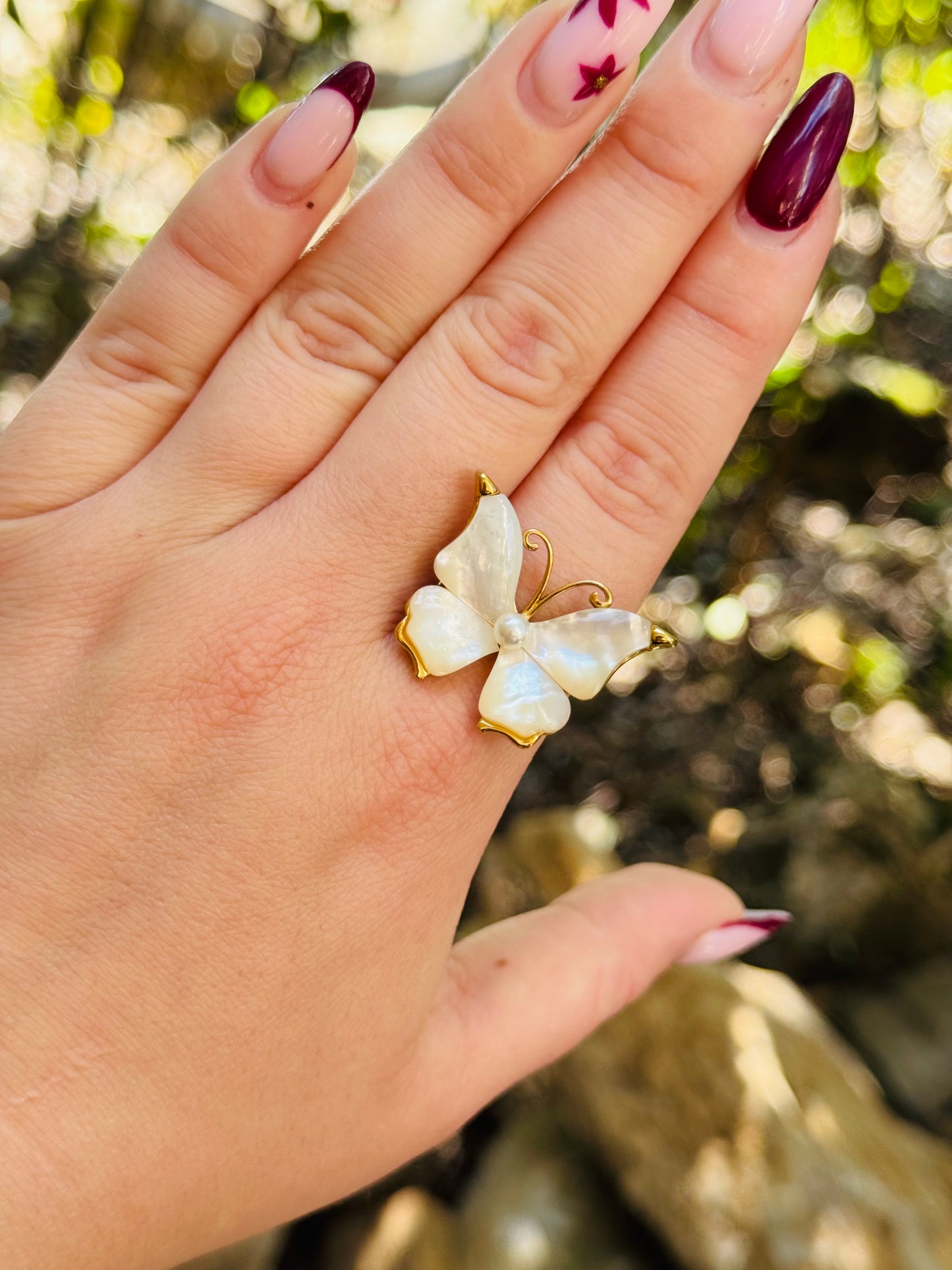 Bague papillon
