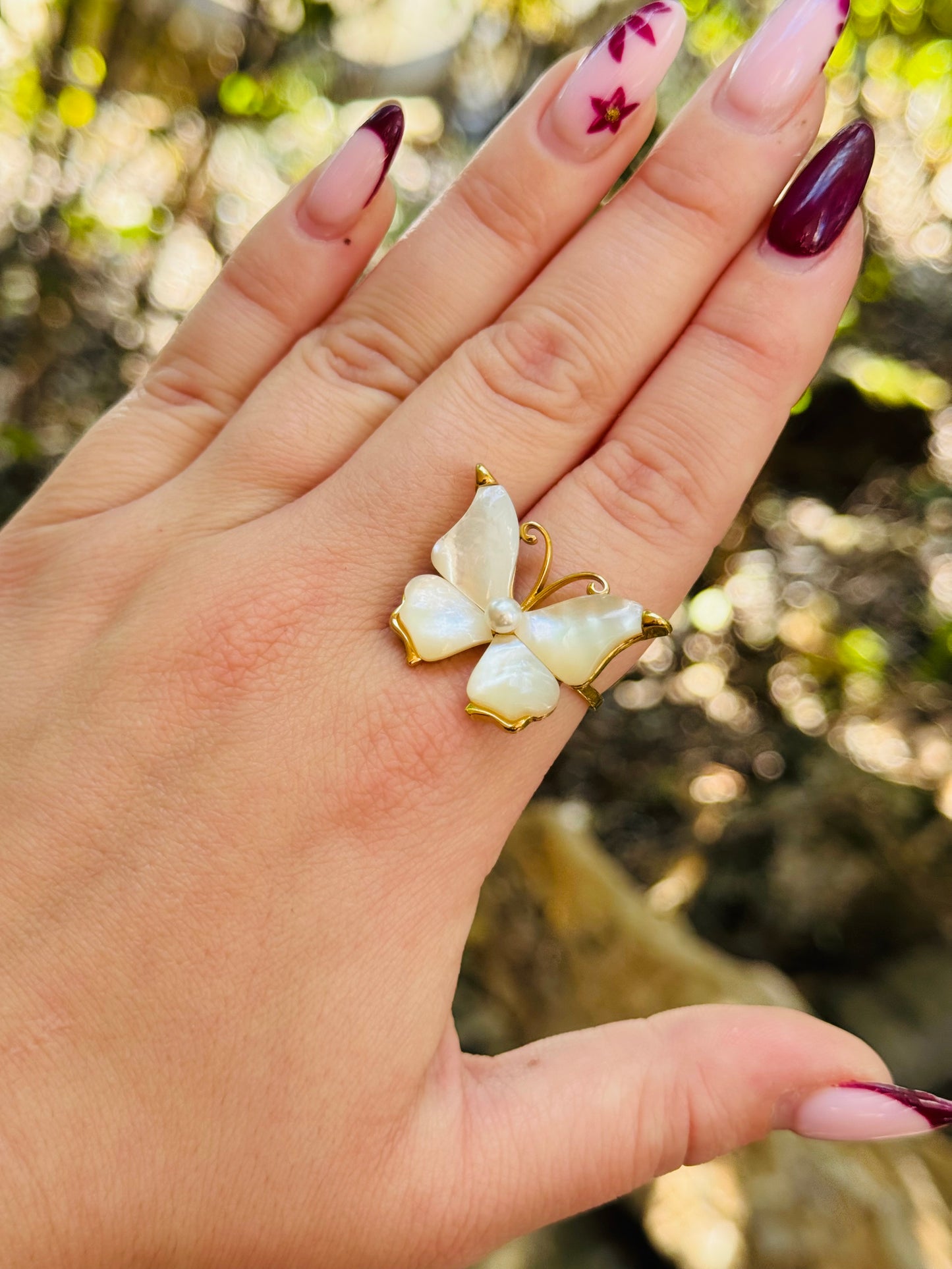 Bague papillon