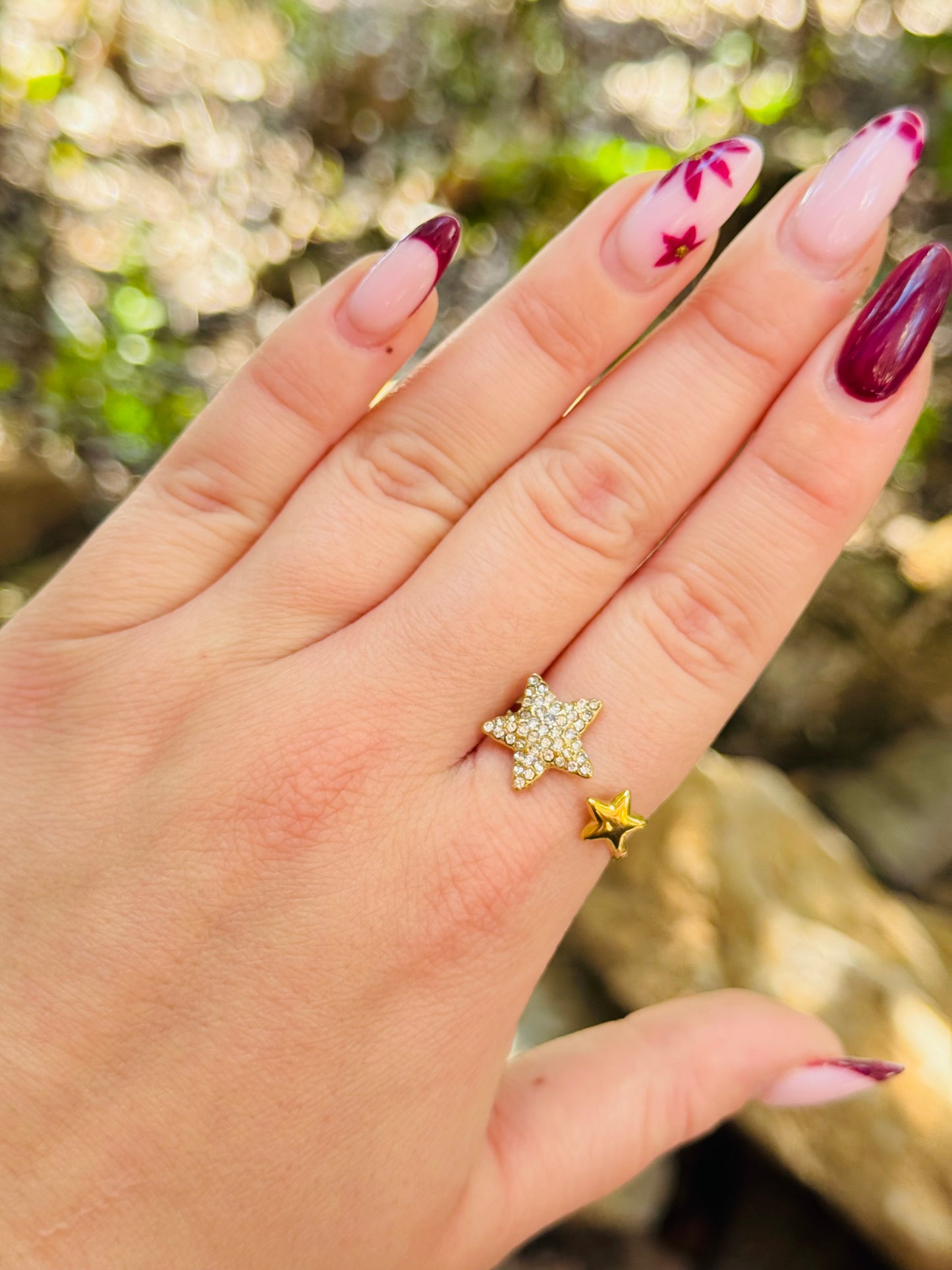 Bague étoiles