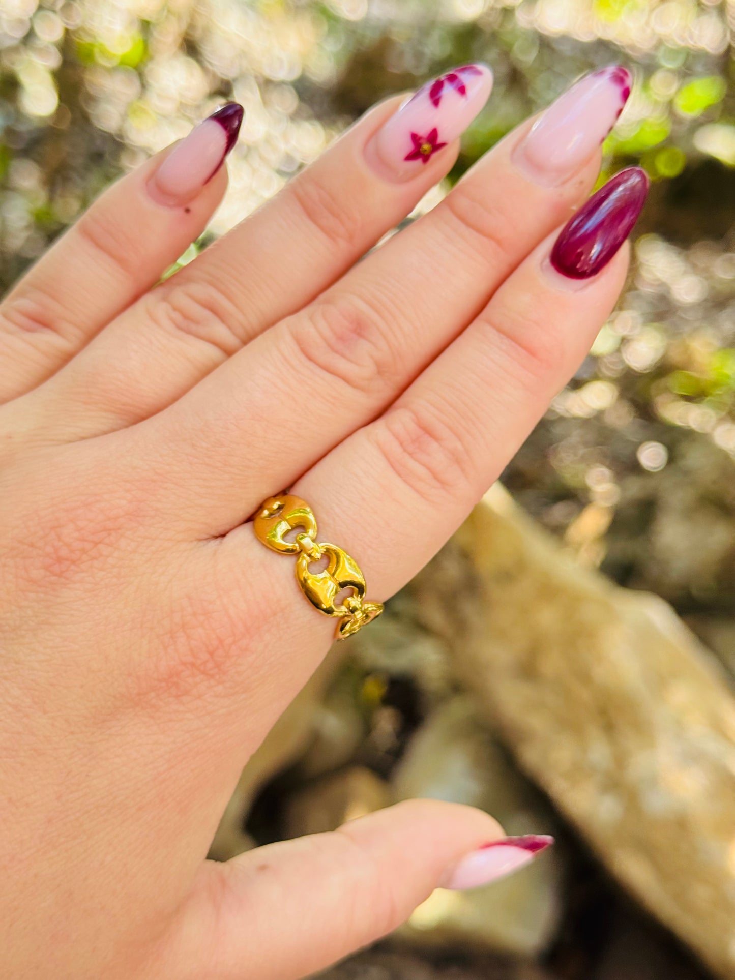Bague grains de café