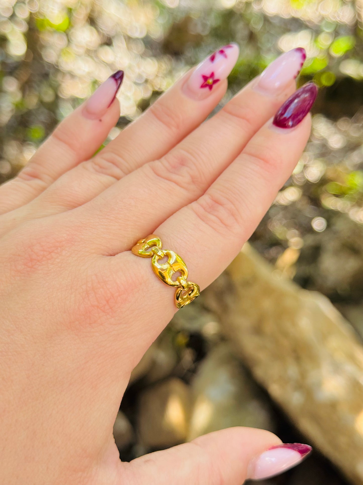 Bague grains de café
