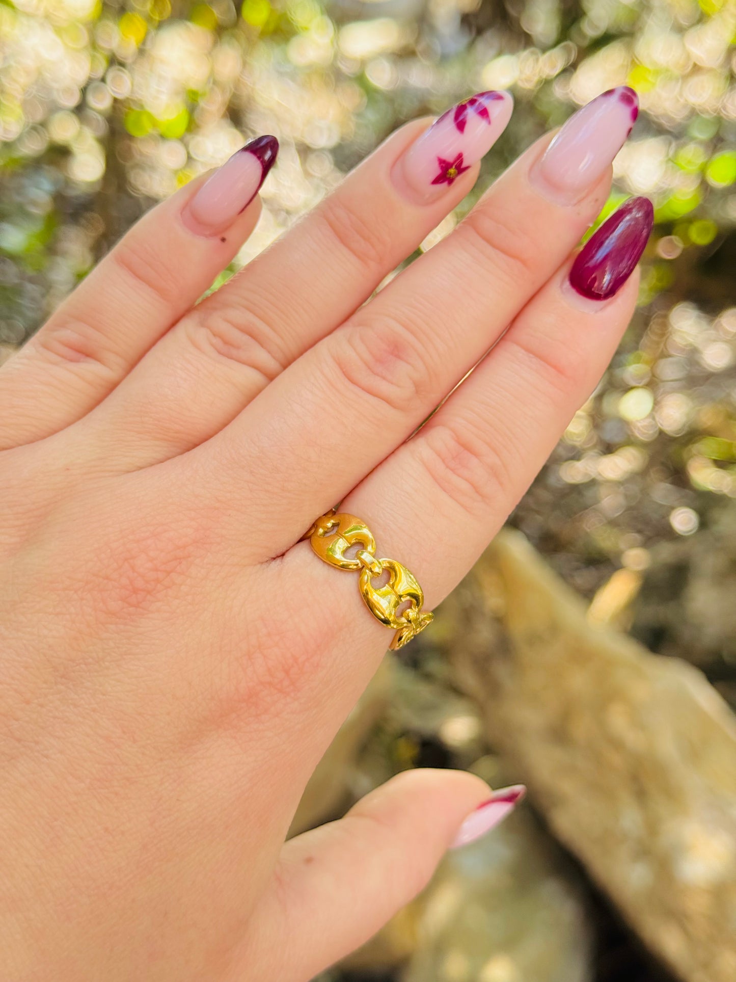 Bague grains de café