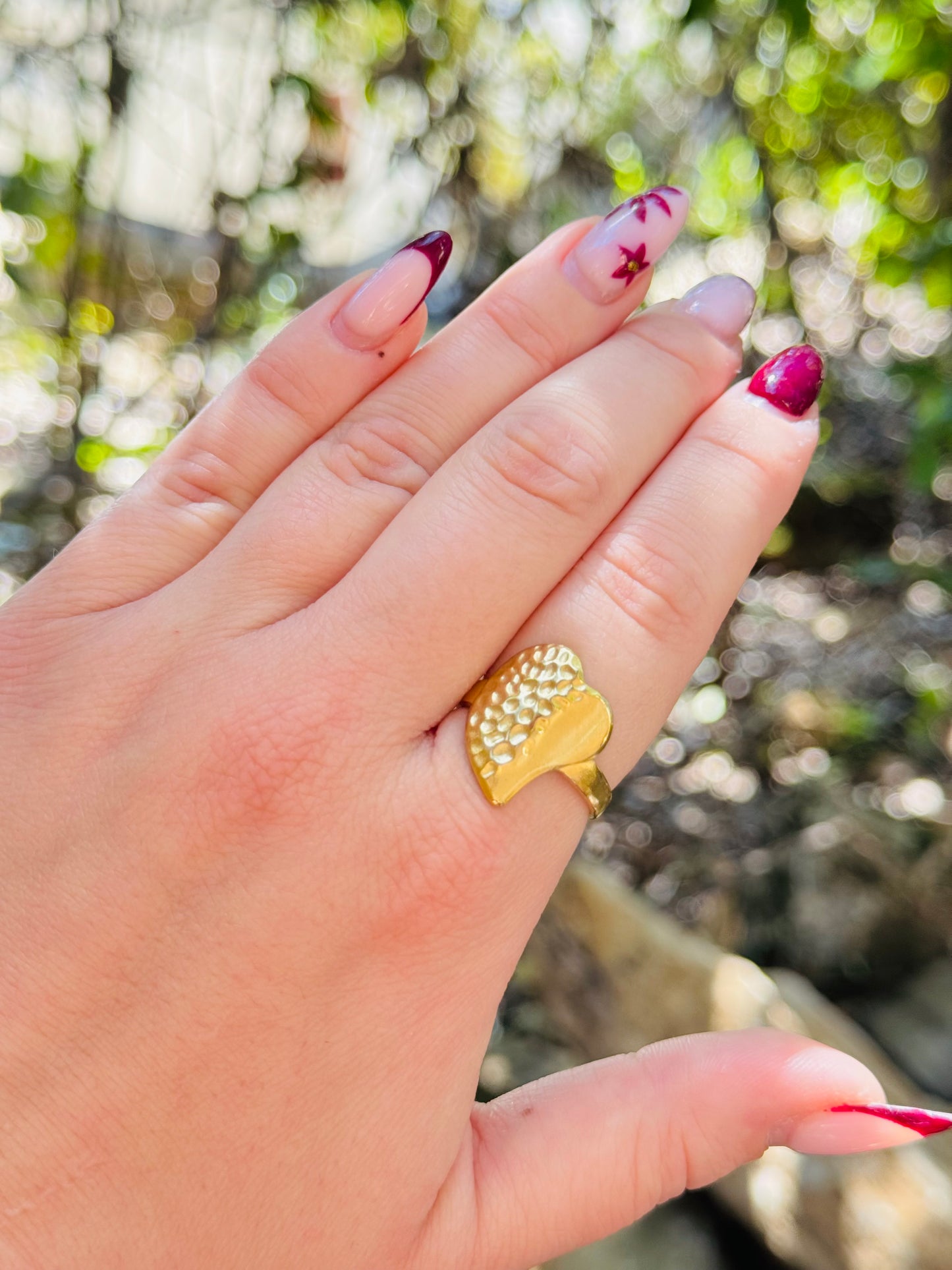Bague coeur