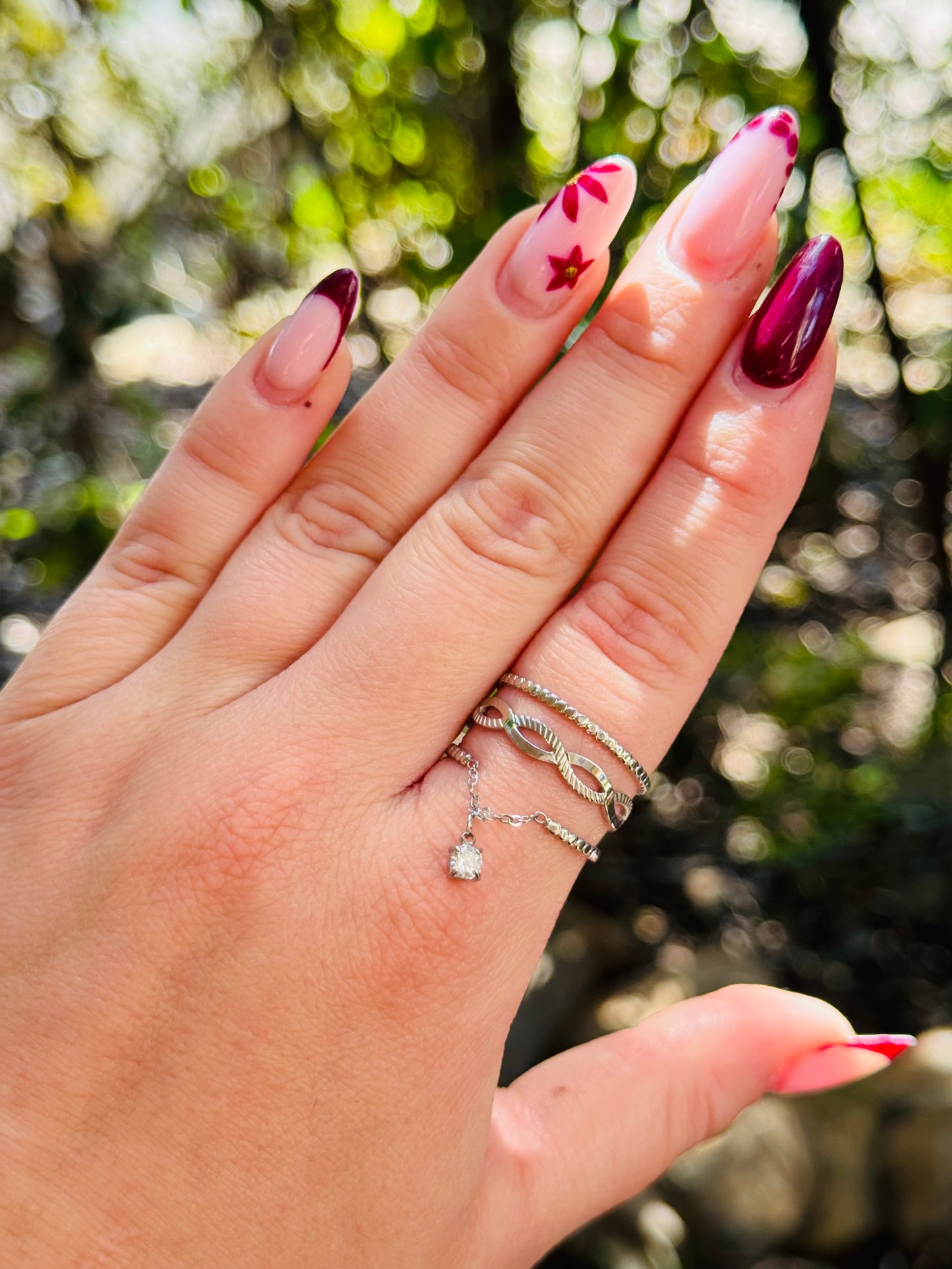 Bague strass