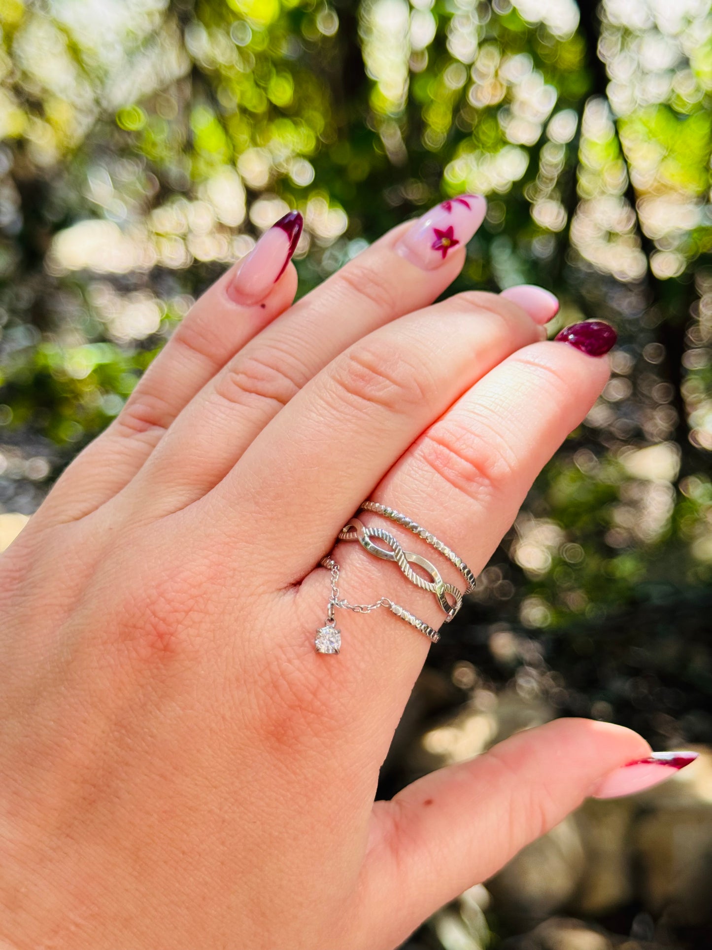 Bague strass