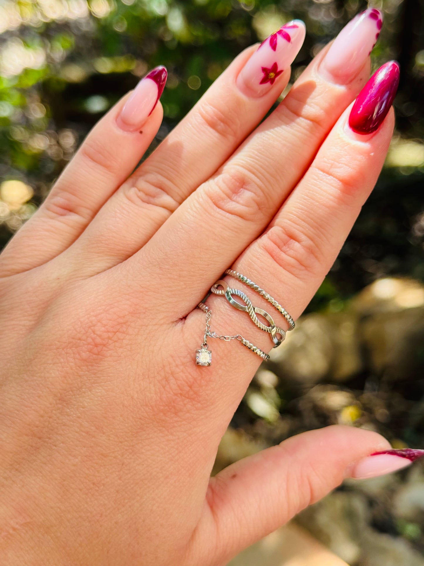 Bague strass