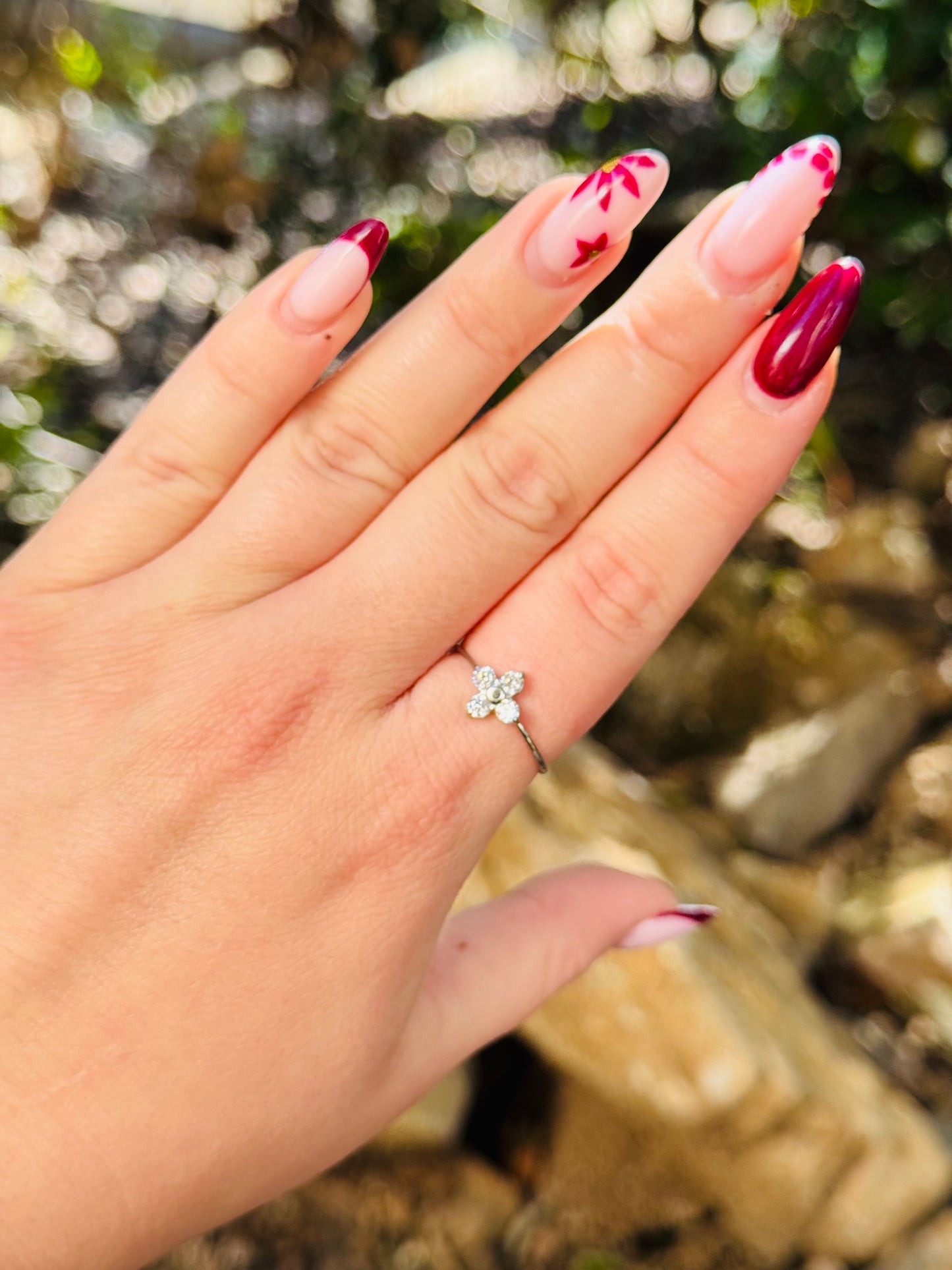 Bague trèfle
