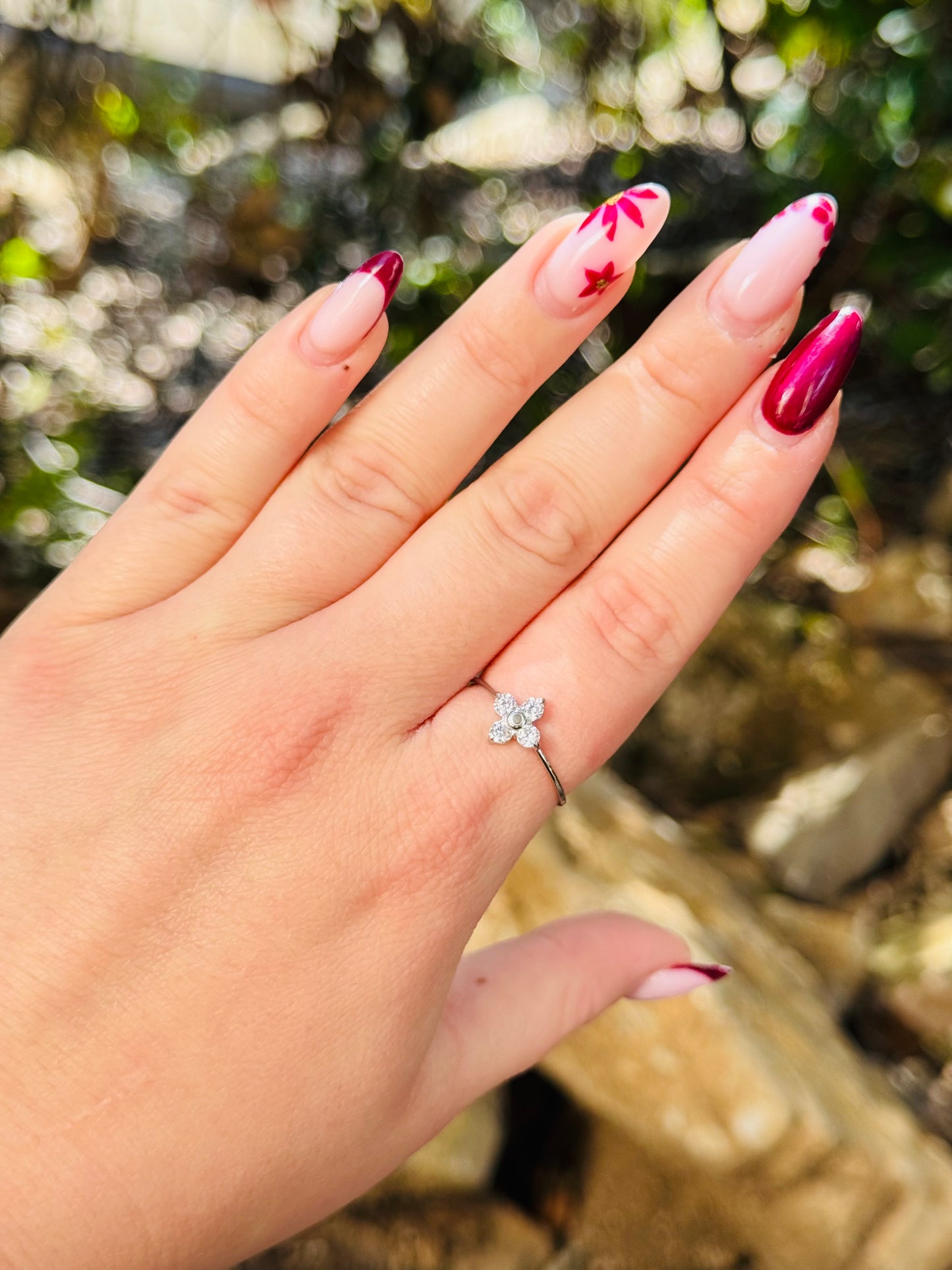Bague trèfle