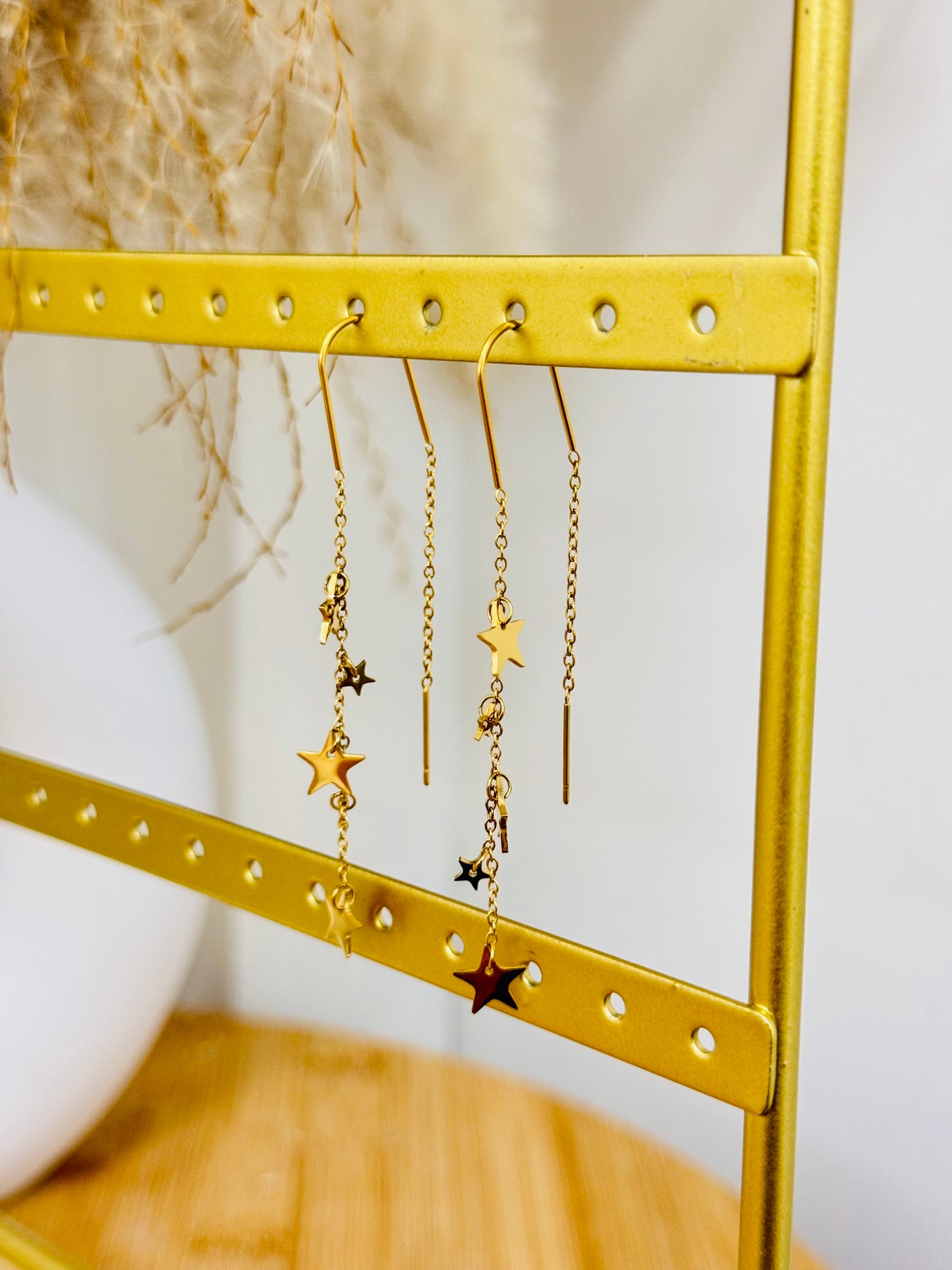 Boucles d'oreilles étoiles