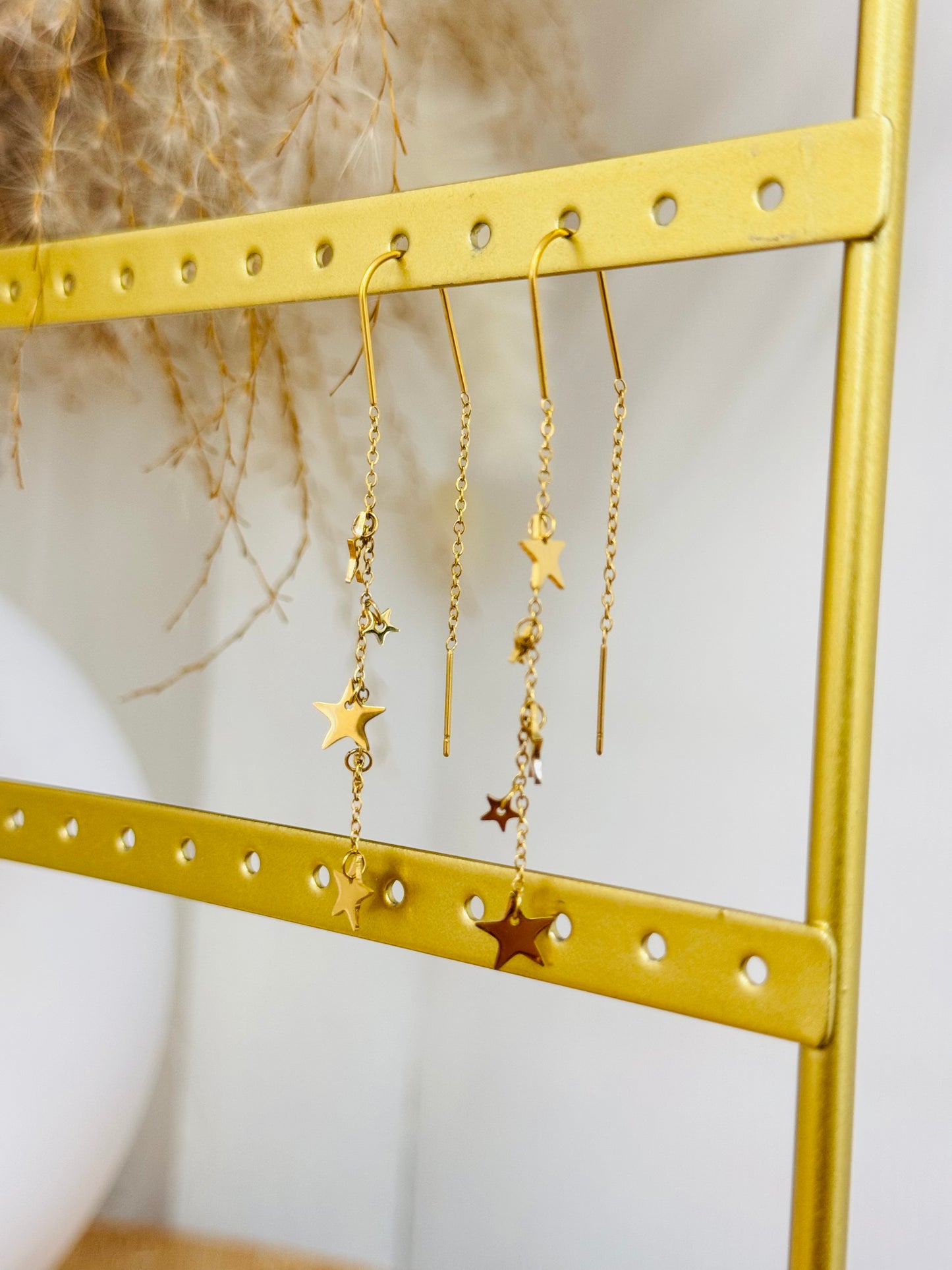 Boucles d'oreilles étoiles