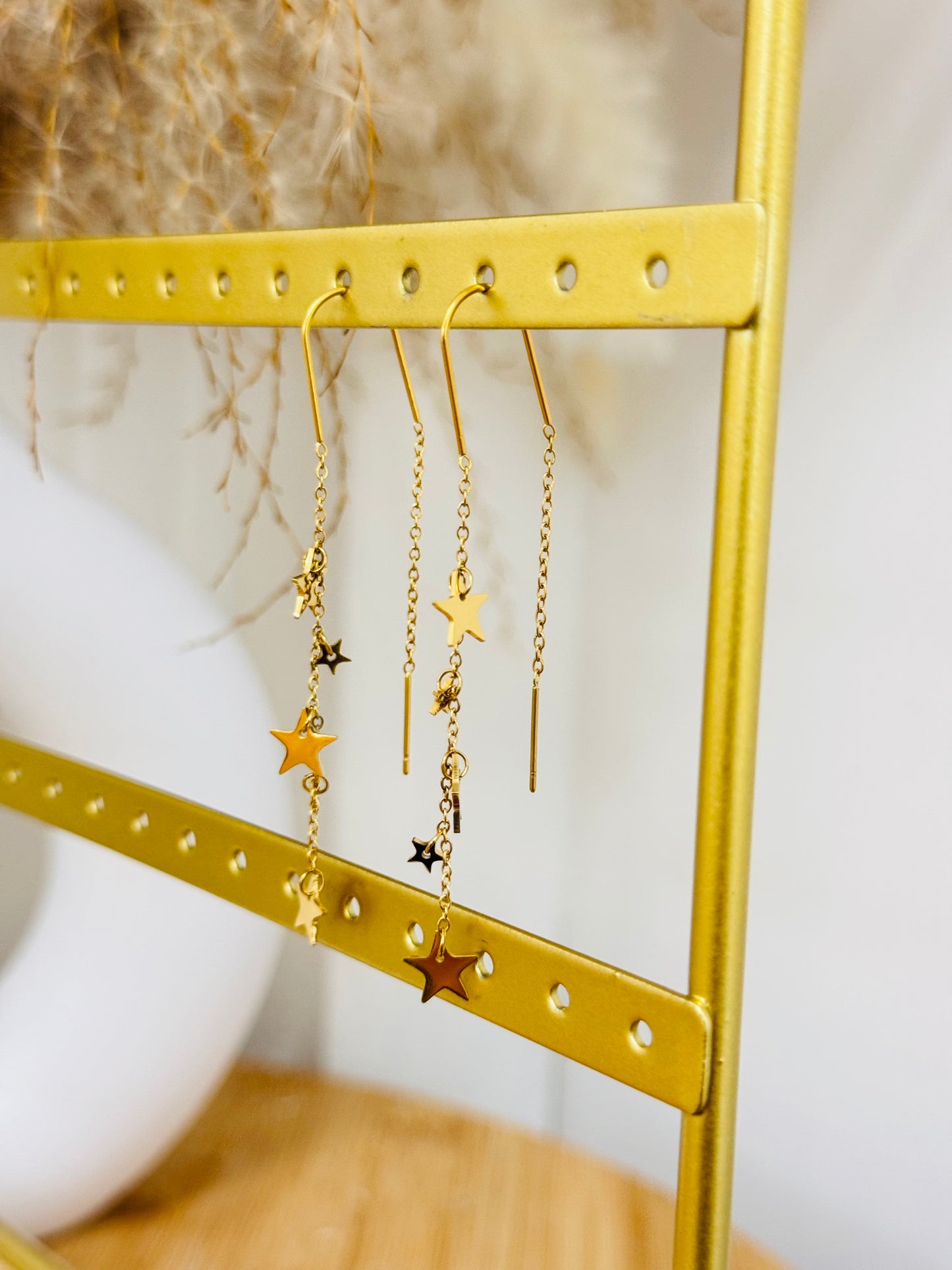 Boucles d'oreilles étoiles