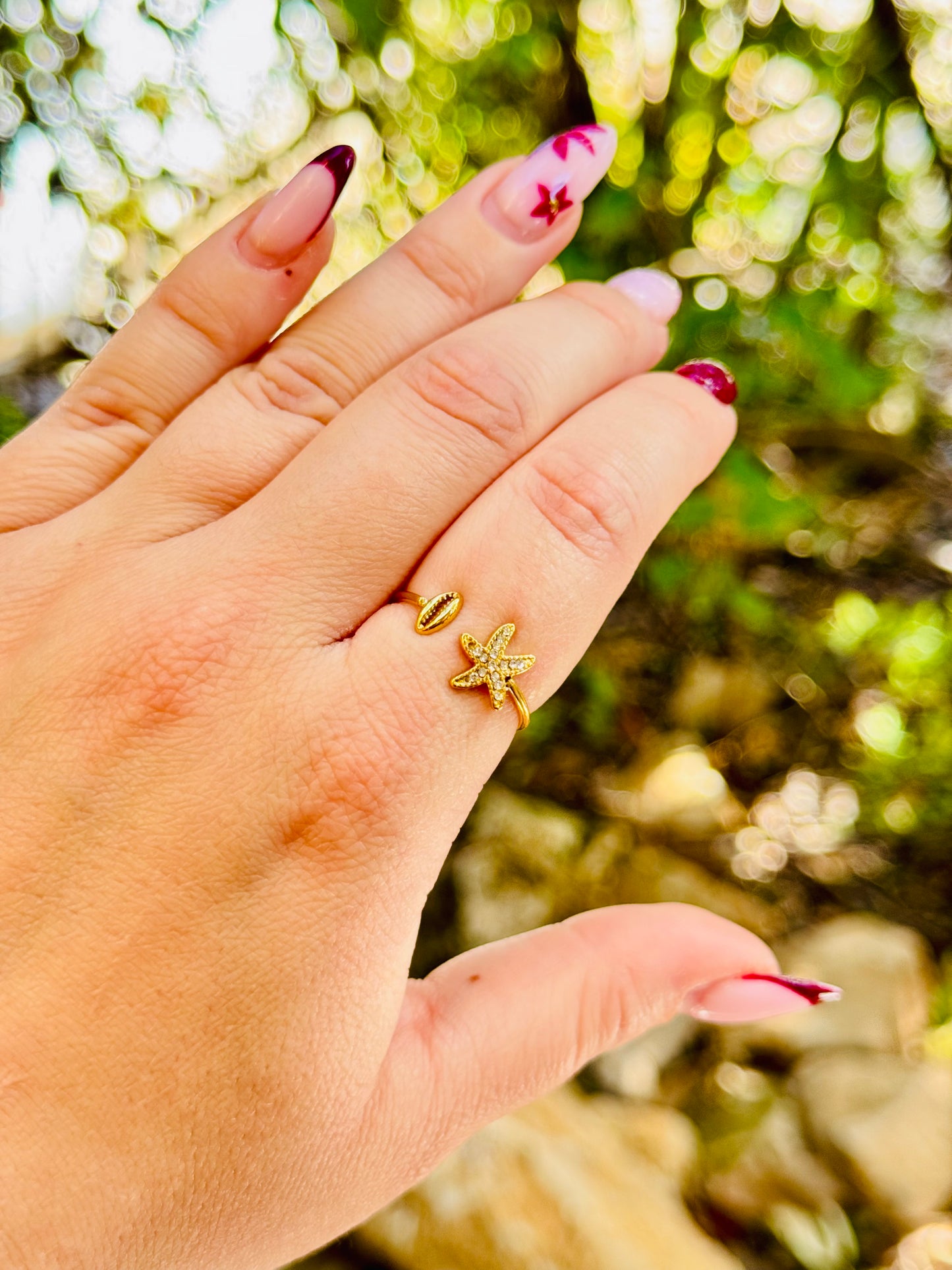 Bague coquillage