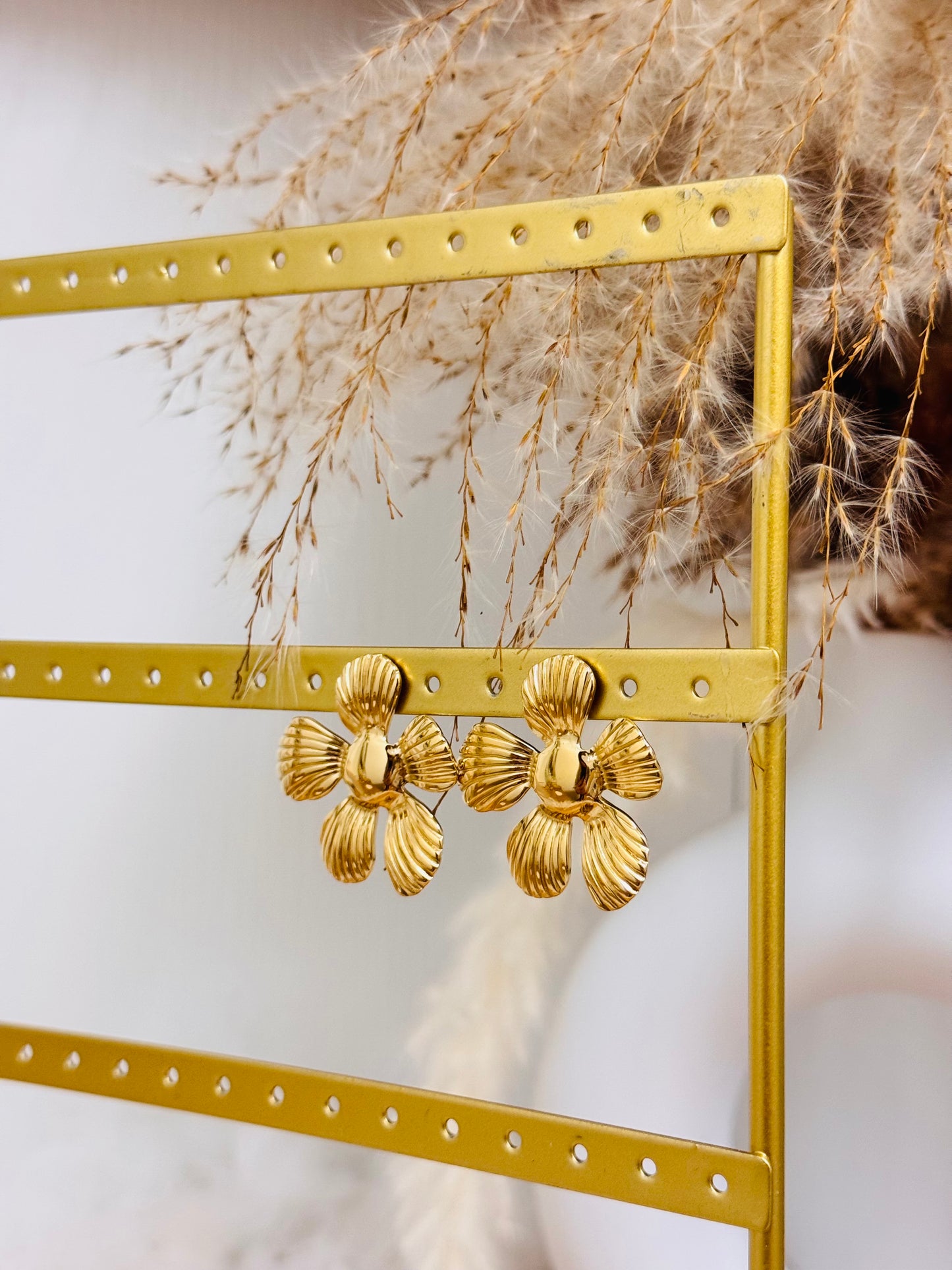 Boucles d'oreilles fleurs