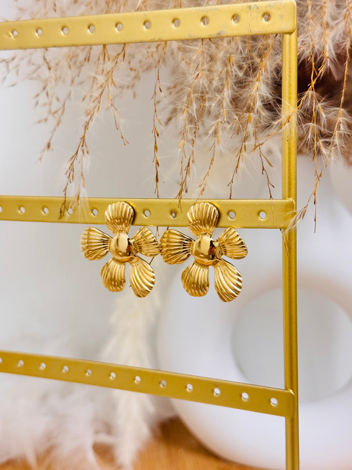 Boucles d'oreilles fleurs