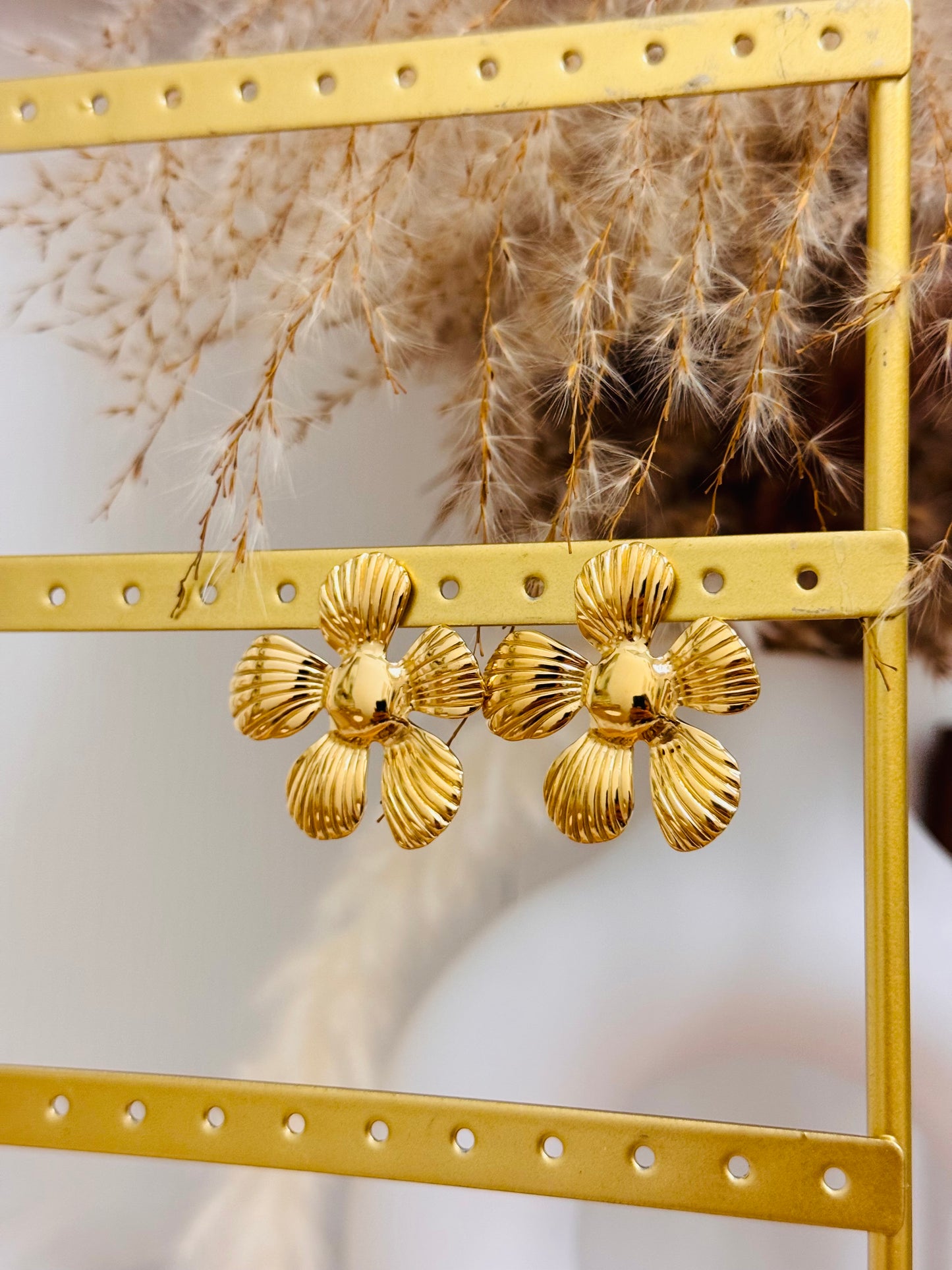 Boucles d'oreilles fleurs