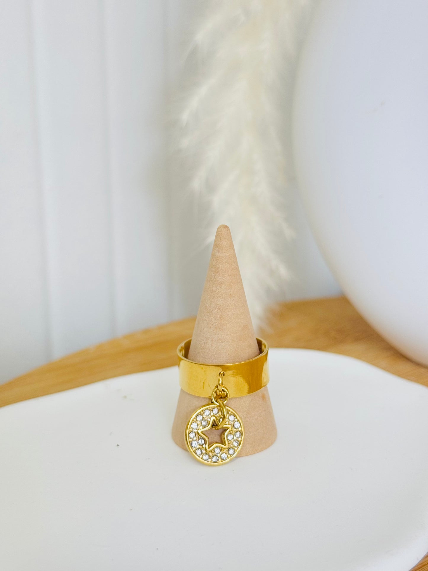 Bague brillante étoile