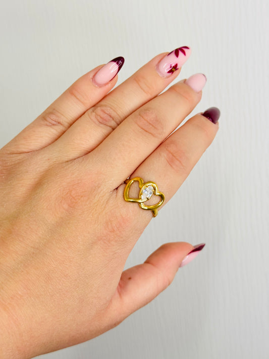 Bague coeur
