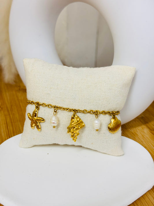 Bracelet breloques océan