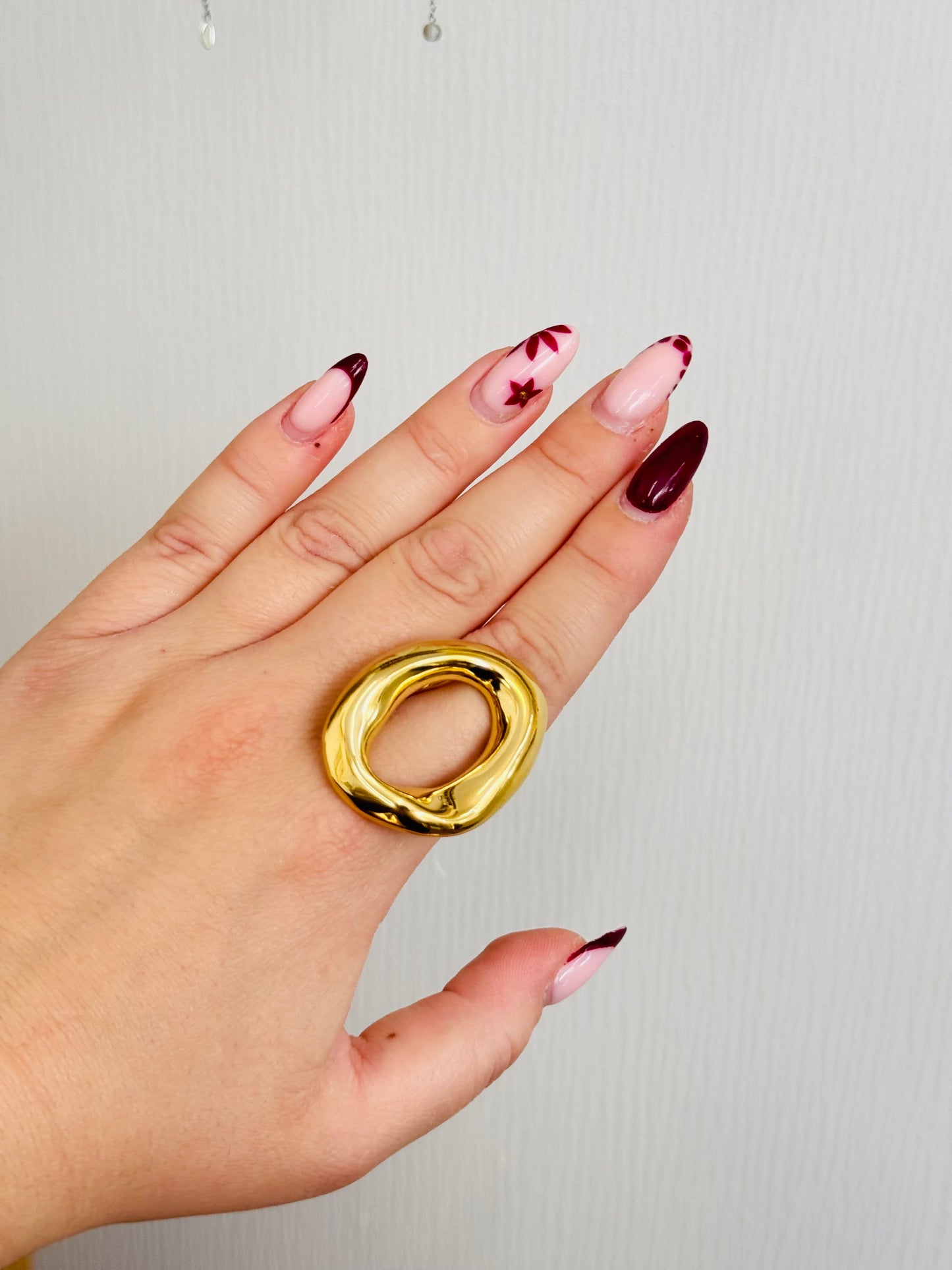 Bague ovale tendance