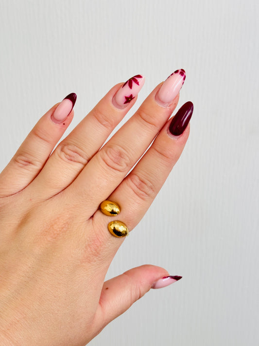 Bague goutte d'eau
