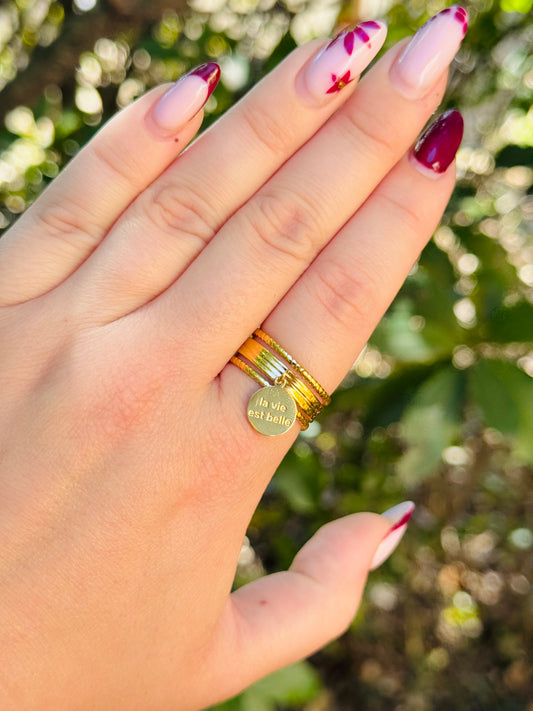 Bague la vie est belle