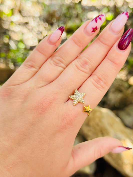 Bague étoiles
