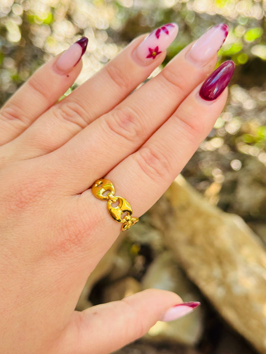 Bague grains de café