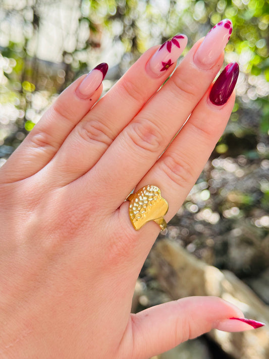 Bague coeur