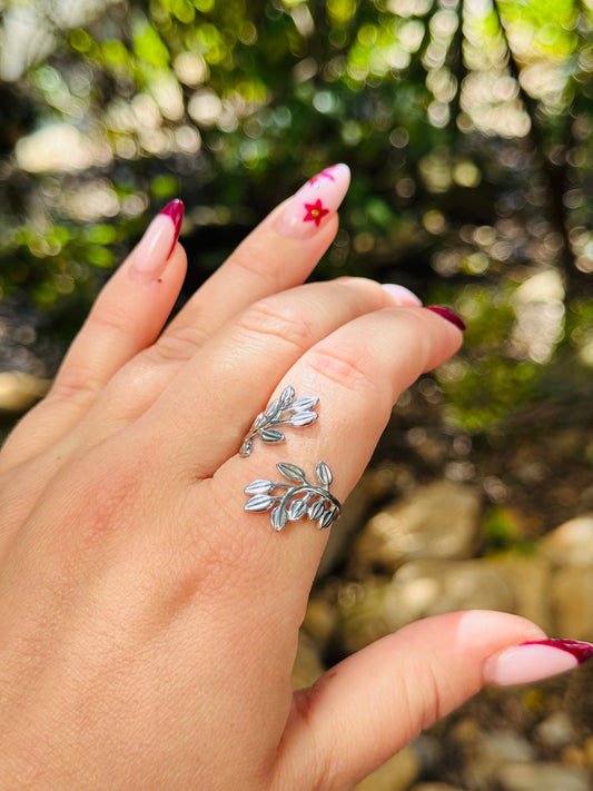 Bague feuilles