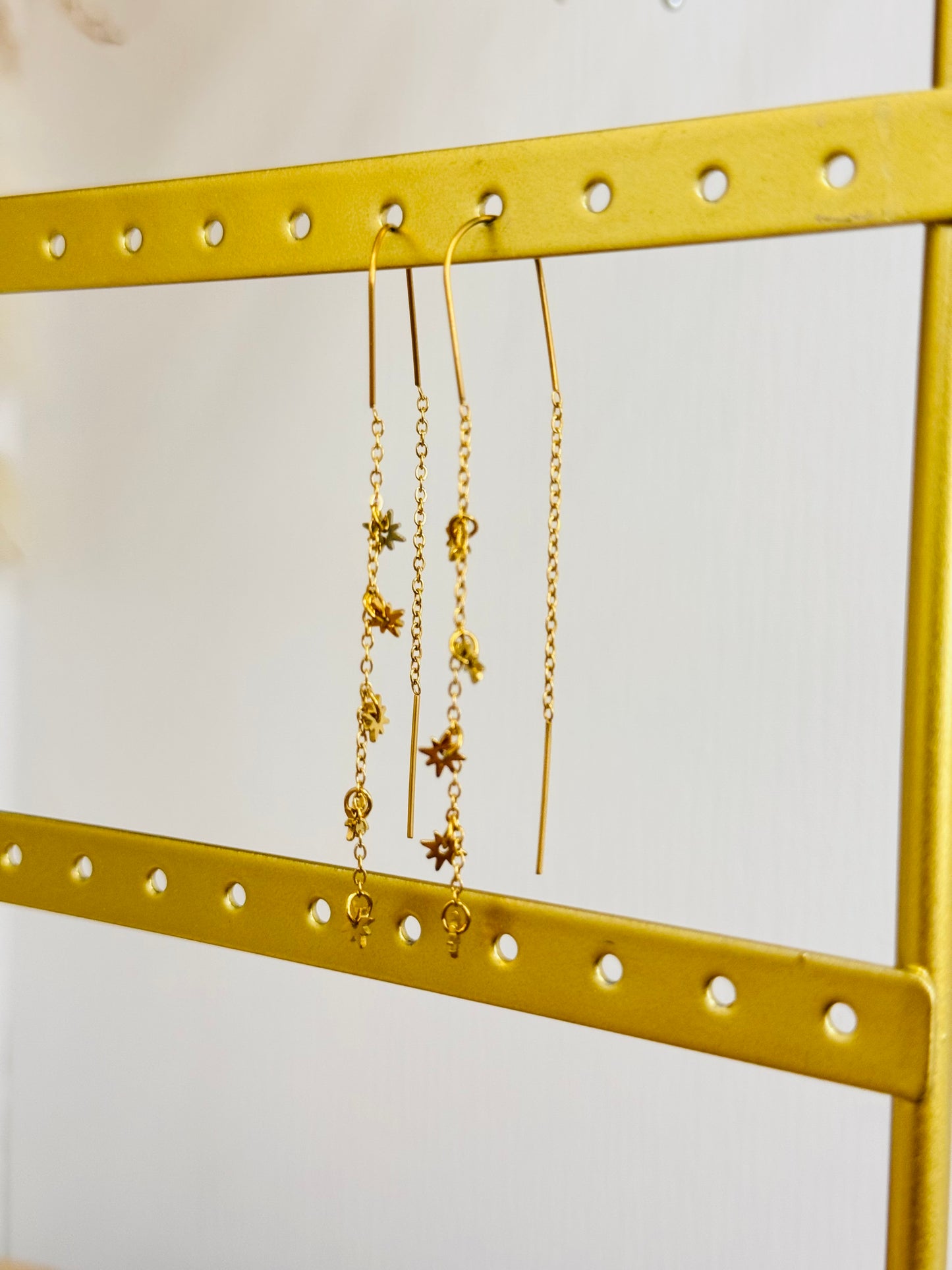 Boucles d'oreilles petites étoiles