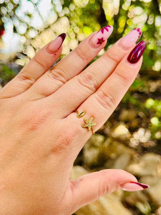 Bague coquillage